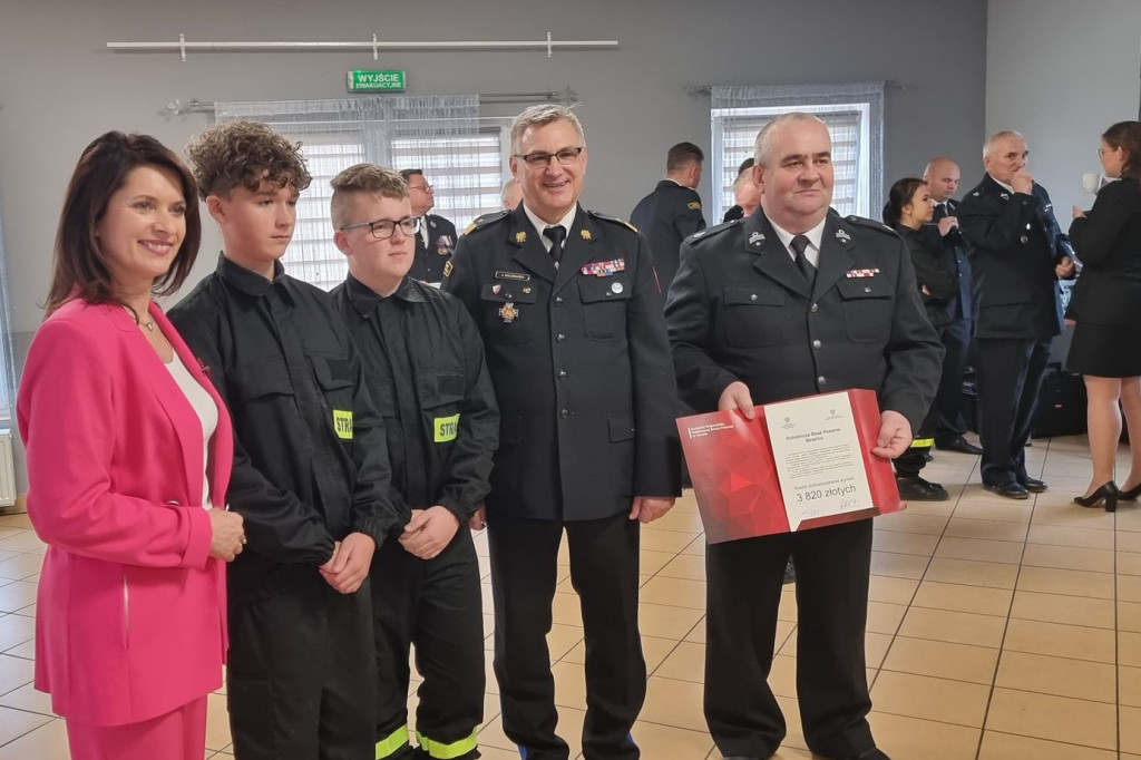 OSP Strzelno i OSP Ostrowo z rządową dotacją dla Młodzieżowych Drużyn Pożarniczych