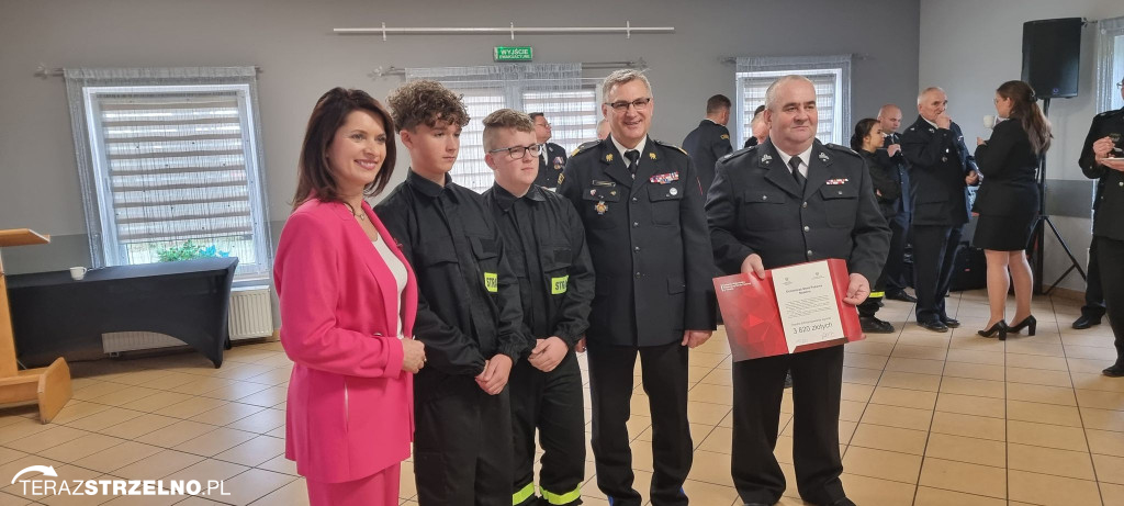 OSP Strzelno i OSP Ostrowo z rządową dotacją dla Młodzieżowych Drużyn Pożarniczych