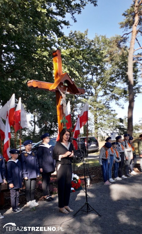 Uroczystości w Ciencisku, poświęcenie Krzyża Harcerskiego