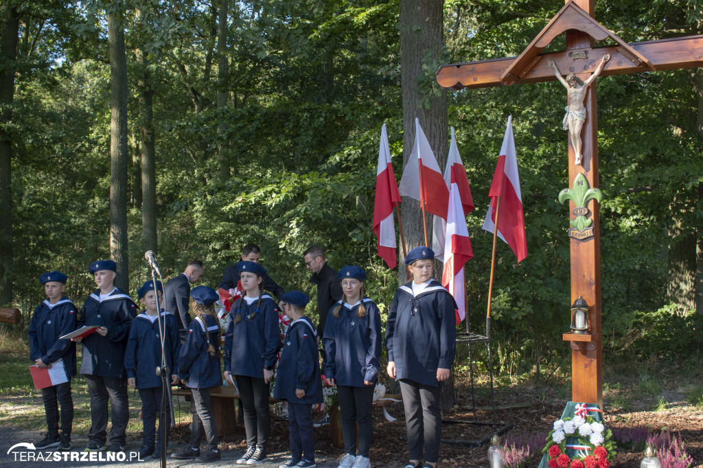 Uroczystości w Ciencisku, poświęcenie Krzyża Harcerskiego