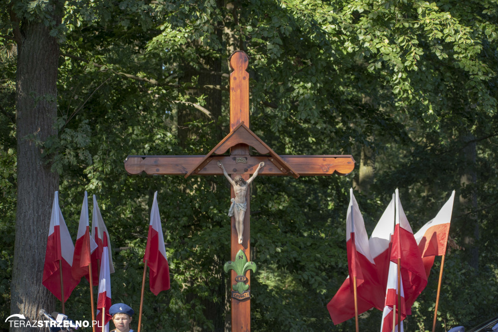 Uroczystości w Ciencisku, poświęcenie Krzyża Harcerskiego