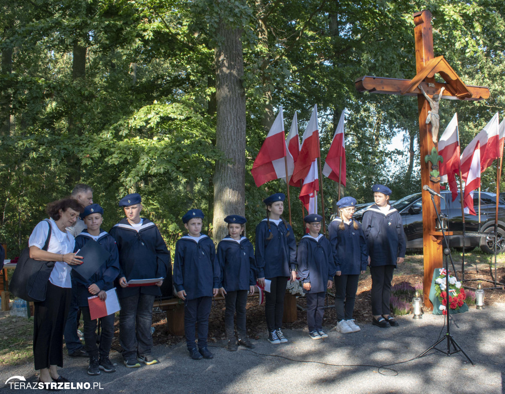 Uroczystości w Ciencisku, poświęcenie Krzyża Harcerskiego