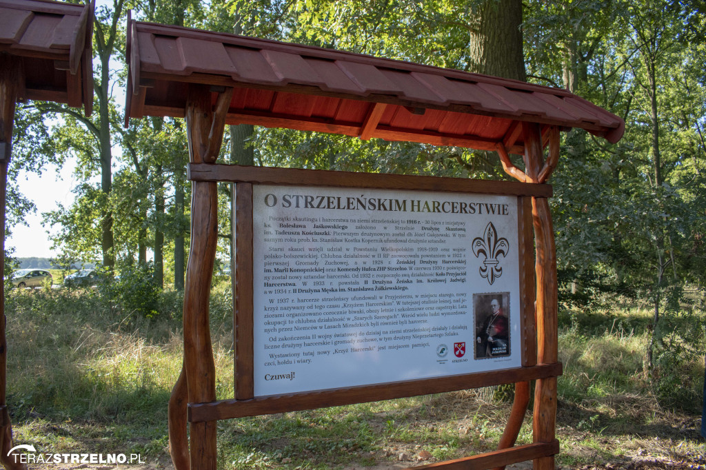 Uroczystości w Ciencisku, poświęcenie Krzyża Harcerskiego