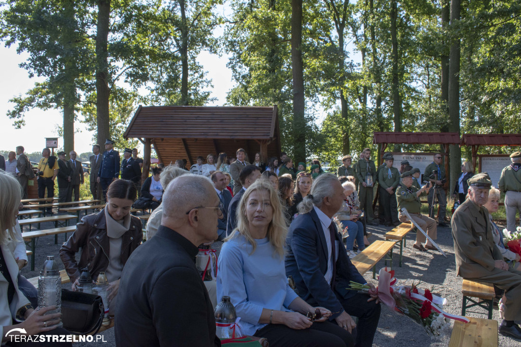 Uroczystości w Ciencisku, poświęcenie Krzyża Harcerskiego