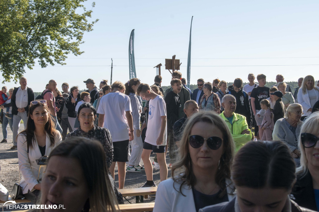 Uroczystości w Ciencisku, poświęcenie Krzyża Harcerskiego