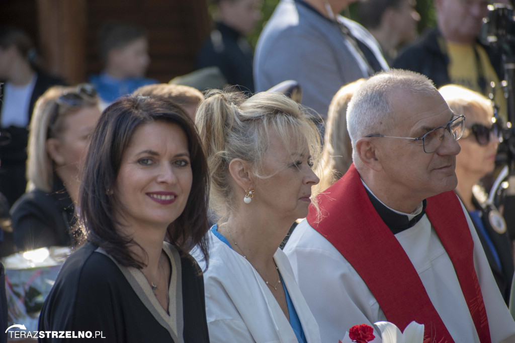 Uroczystości w Ciencisku, poświęcenie Krzyża Harcerskiego