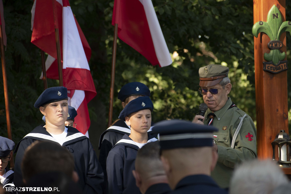 Uroczystości w Ciencisku, poświęcenie Krzyża Harcerskiego