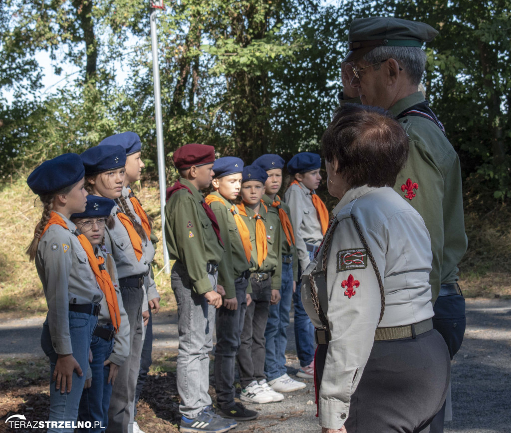 Uroczystości w Ciencisku, poświęcenie Krzyża Harcerskiego