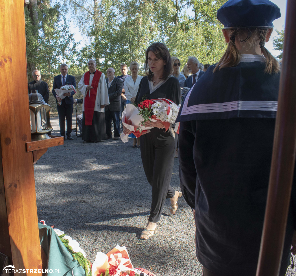 Uroczystości w Ciencisku, poświęcenie Krzyża Harcerskiego