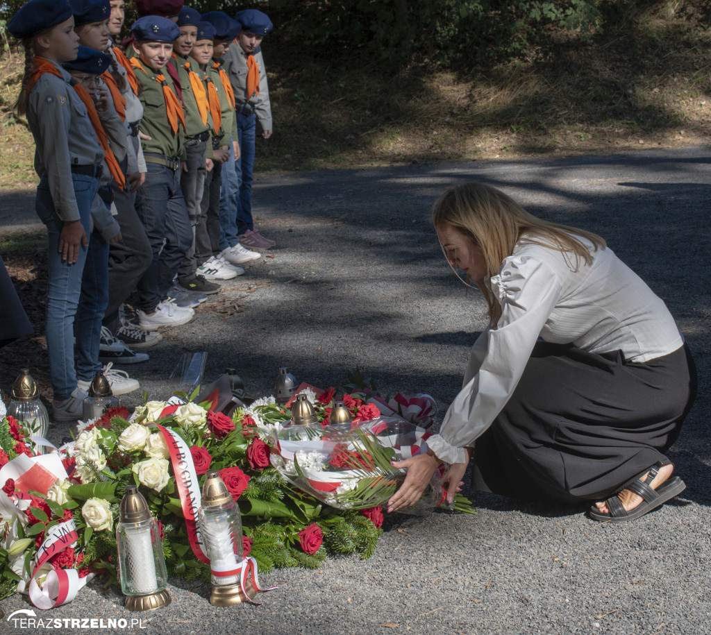 Uroczystości w Ciencisku, poświęcenie Krzyża Harcerskiego