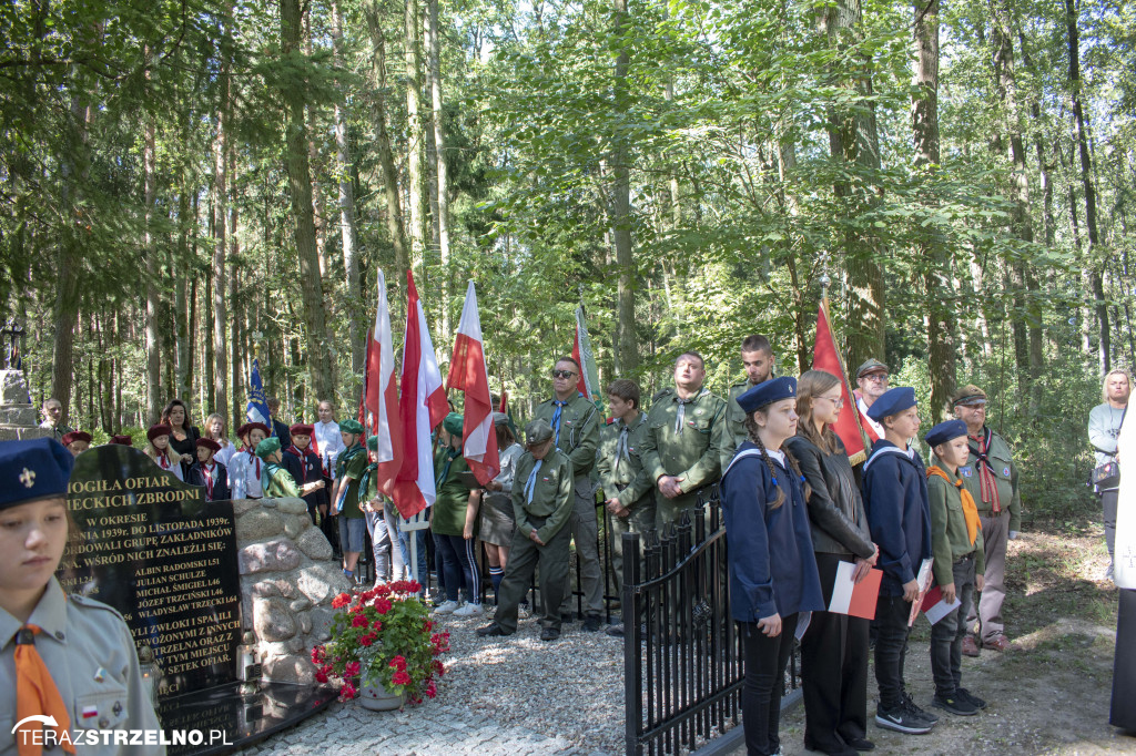 Uroczystości w Ciencisku, poświęcenie Krzyża Harcerskiego