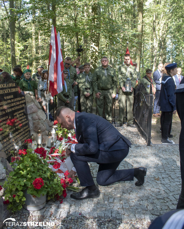 Uroczystości w Ciencisku, poświęcenie Krzyża Harcerskiego