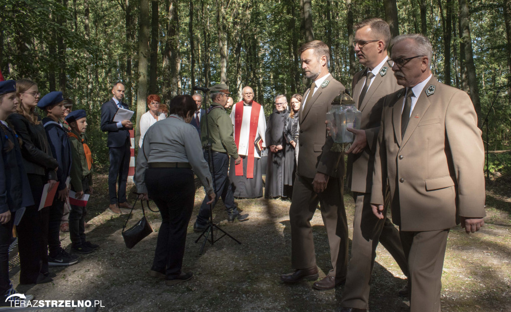 Uroczystości w Ciencisku, poświęcenie Krzyża Harcerskiego