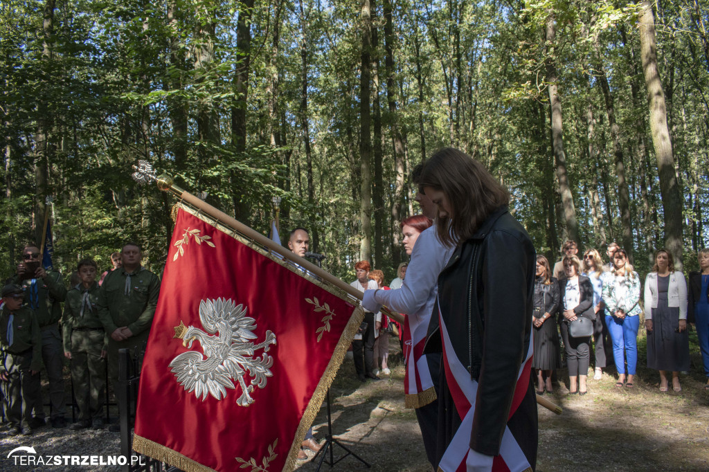 Uroczystości w Ciencisku, poświęcenie Krzyża Harcerskiego