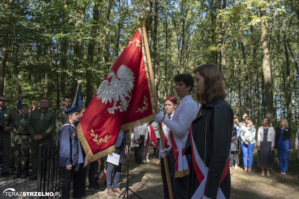 Uroczystości w Ciencisku, poświęcenie Krzyża Harcerskiego