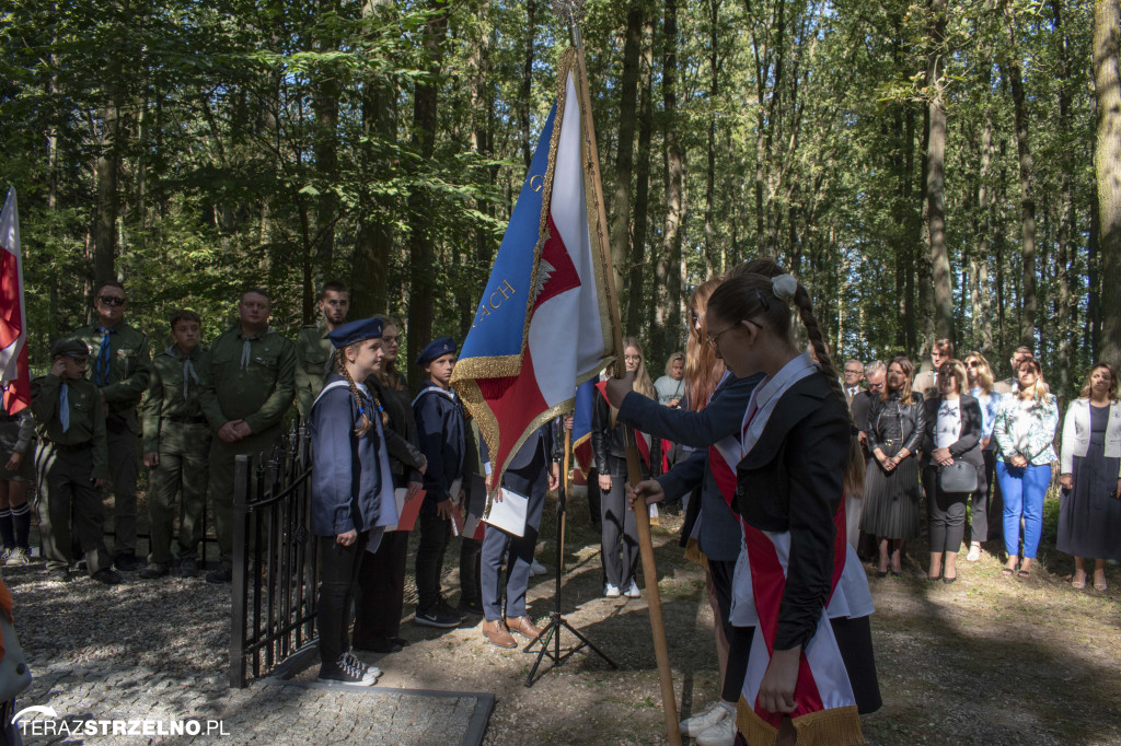 Uroczystości w Ciencisku, poświęcenie Krzyża Harcerskiego