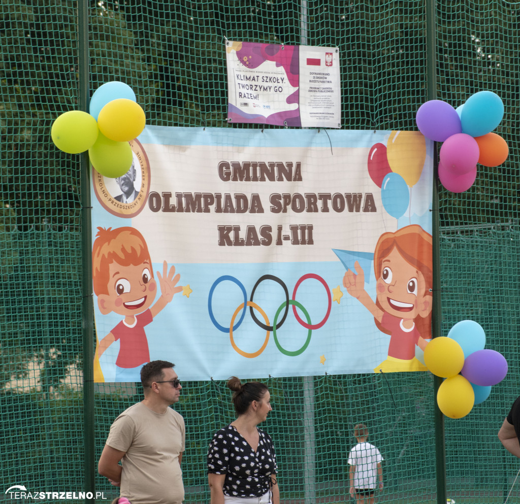 Olimpiada szkół podstawowych z gminy Strzelno. Świetna zabawa i sukcesy