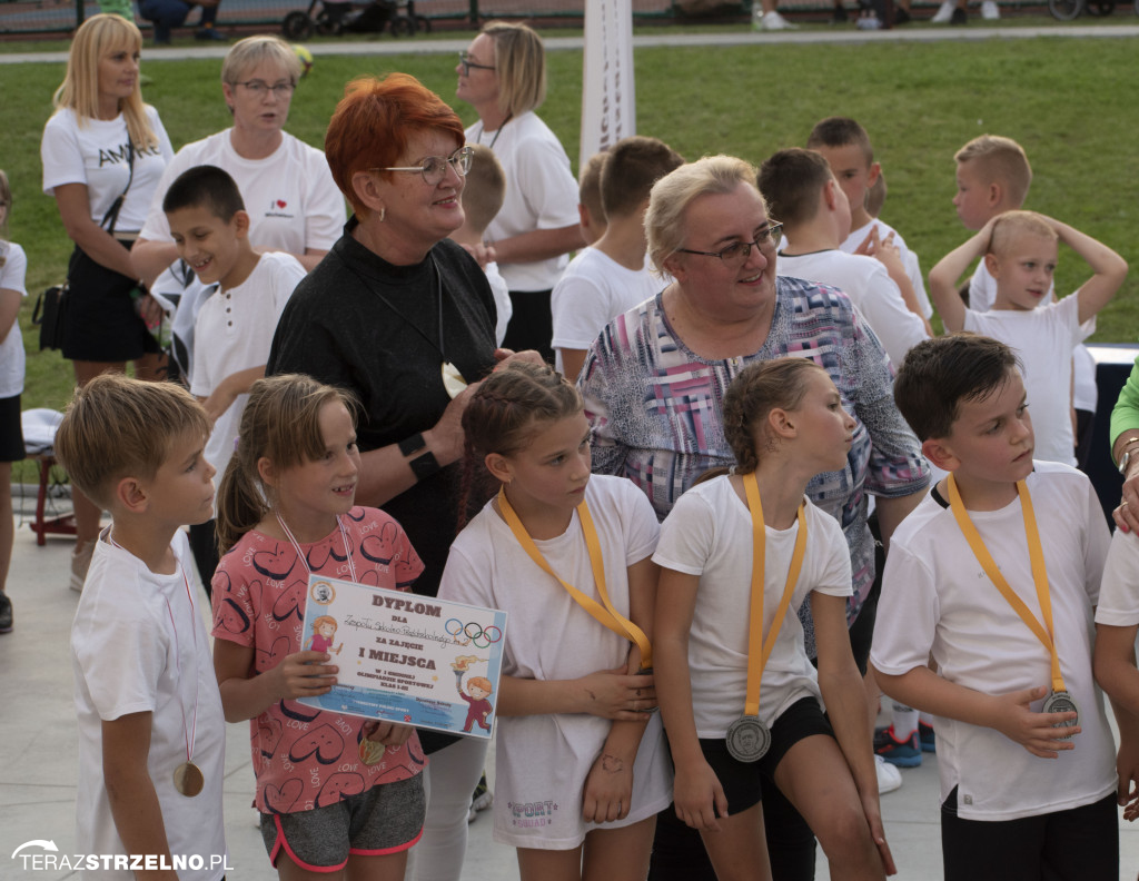 Olimpiada szkół podstawowych z gminy Strzelno. Świetna zabawa i sukcesy