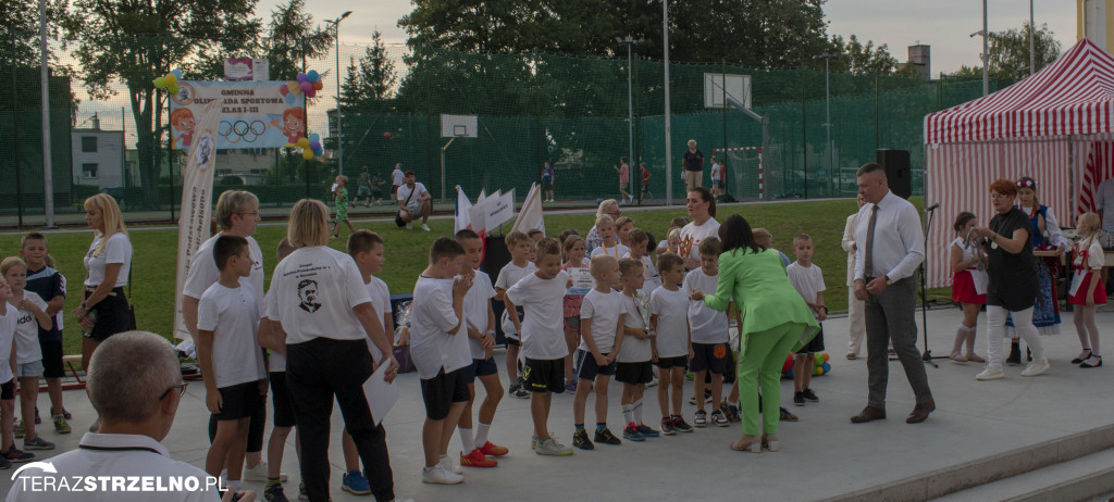 Olimpiada szkół podstawowych z gminy Strzelno. Świetna zabawa i sukcesy