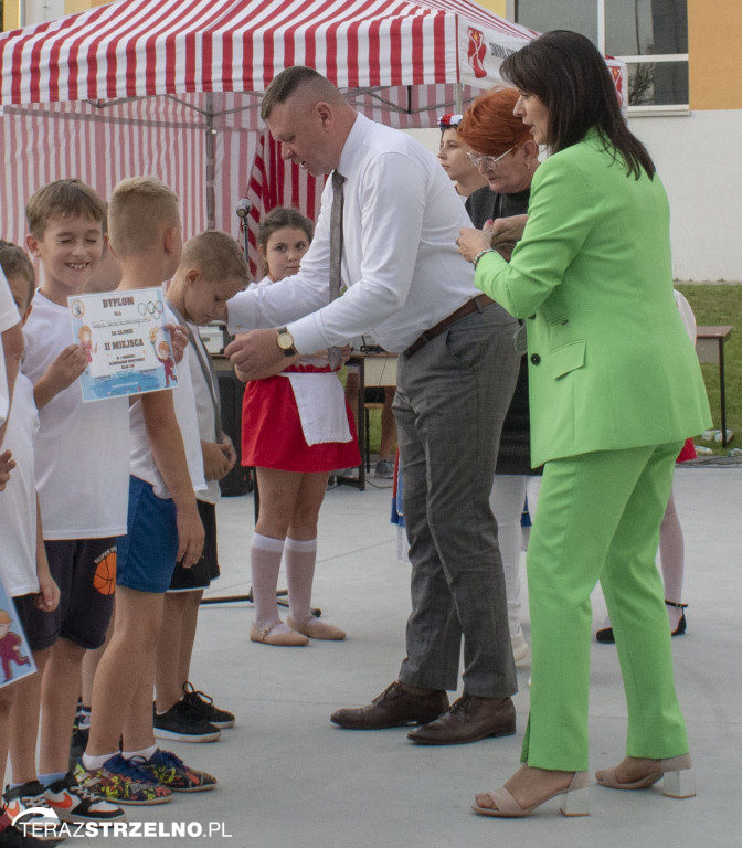 Olimpiada szkół podstawowych z gminy Strzelno. Świetna zabawa i sukcesy