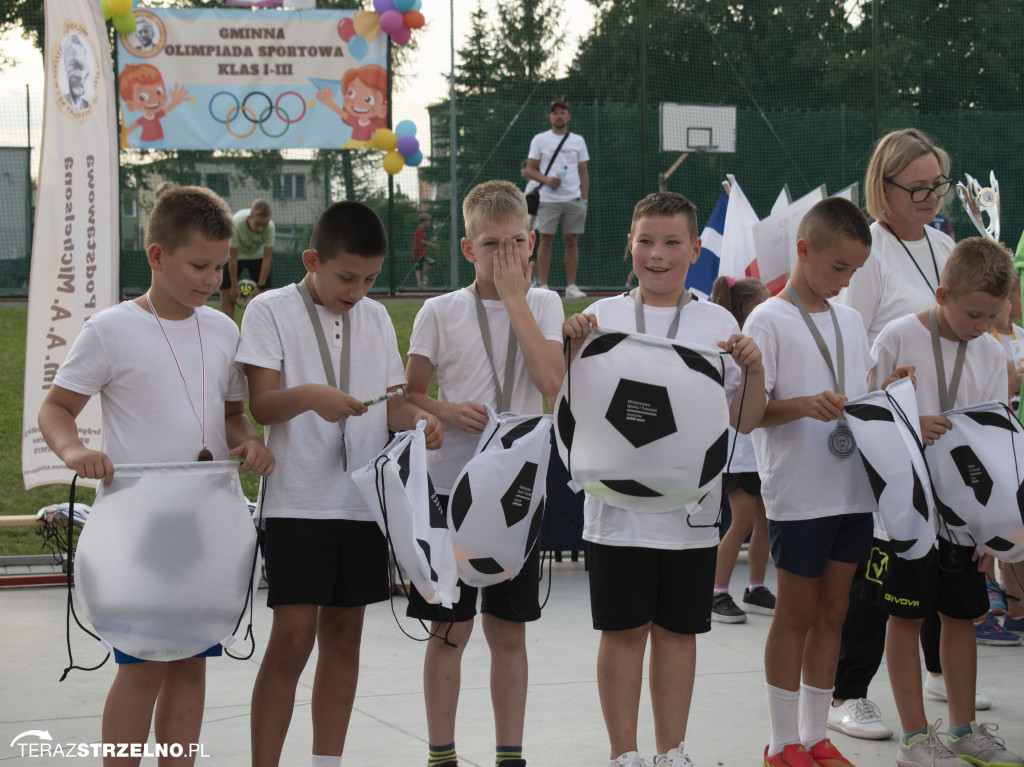 Olimpiada szkół podstawowych z gminy Strzelno. Świetna zabawa i sukcesy