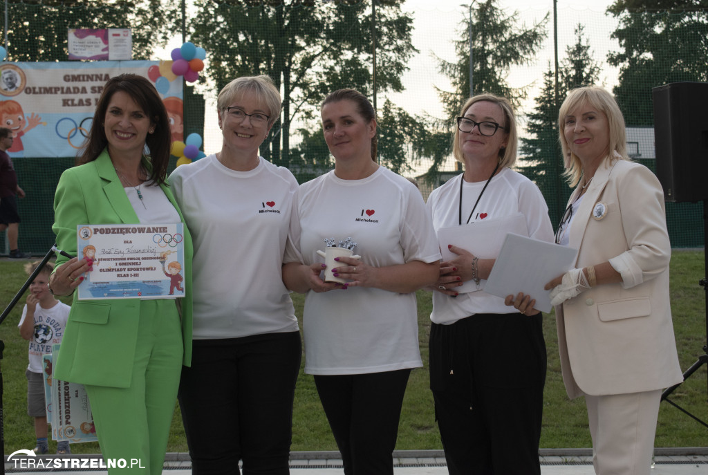 Olimpiada szkół podstawowych z gminy Strzelno. Świetna zabawa i sukcesy