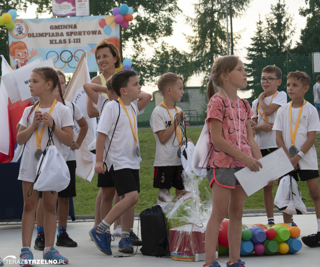 Olimpiada szkół podstawowych z gminy Strzelno. Świetna zabawa i sukcesy