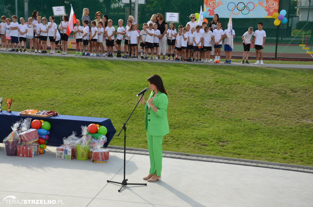 Olimpiada szkół podstawowych z gminy Strzelno. Świetna zabawa i sukcesy