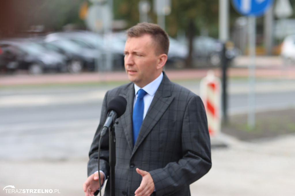 Minister Adamczyk podkreślił znaczenie obwodnic Kruszwicy i Strzelna