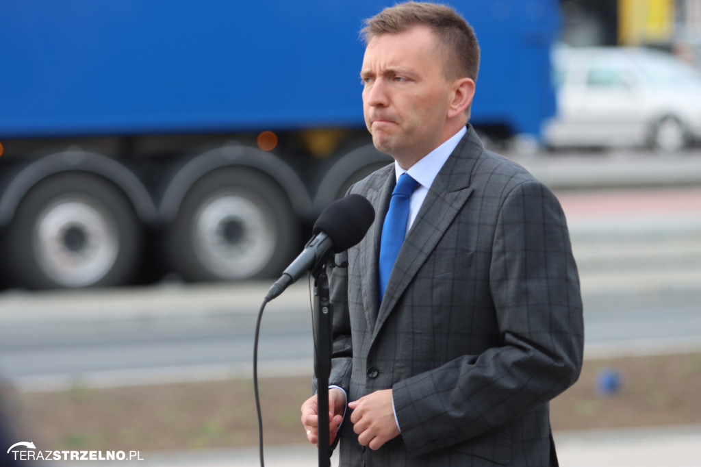 Minister Adamczyk podkreślił znaczenie obwodnic Kruszwicy i Strzelna