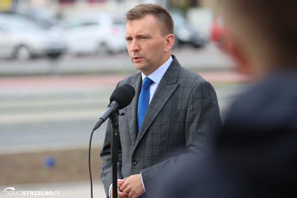 Minister Adamczyk podkreślił znaczenie obwodnic Kruszwicy i Strzelna