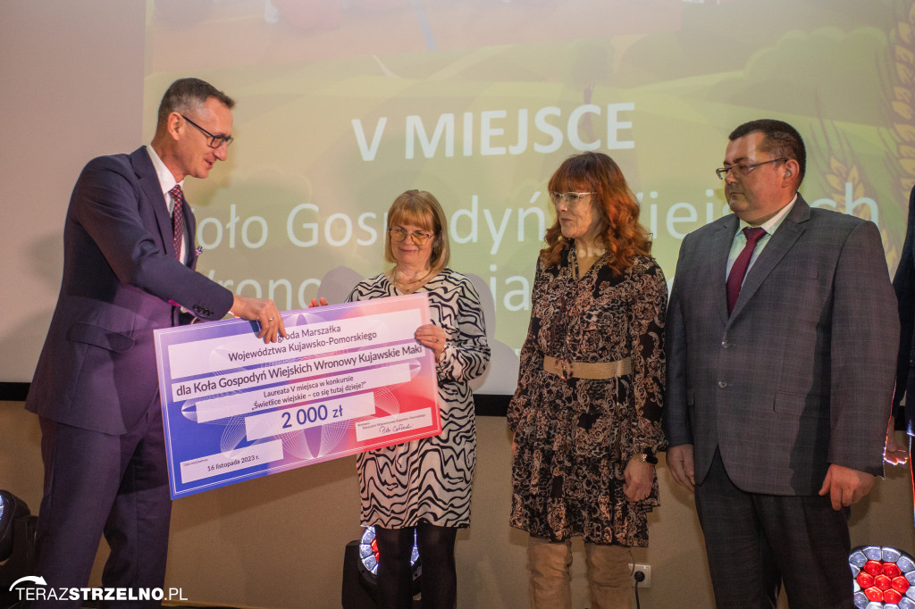 Sołectwo Młyniec z najładniejszych witaczem. Nagrodzone także KGW ze Strzelna