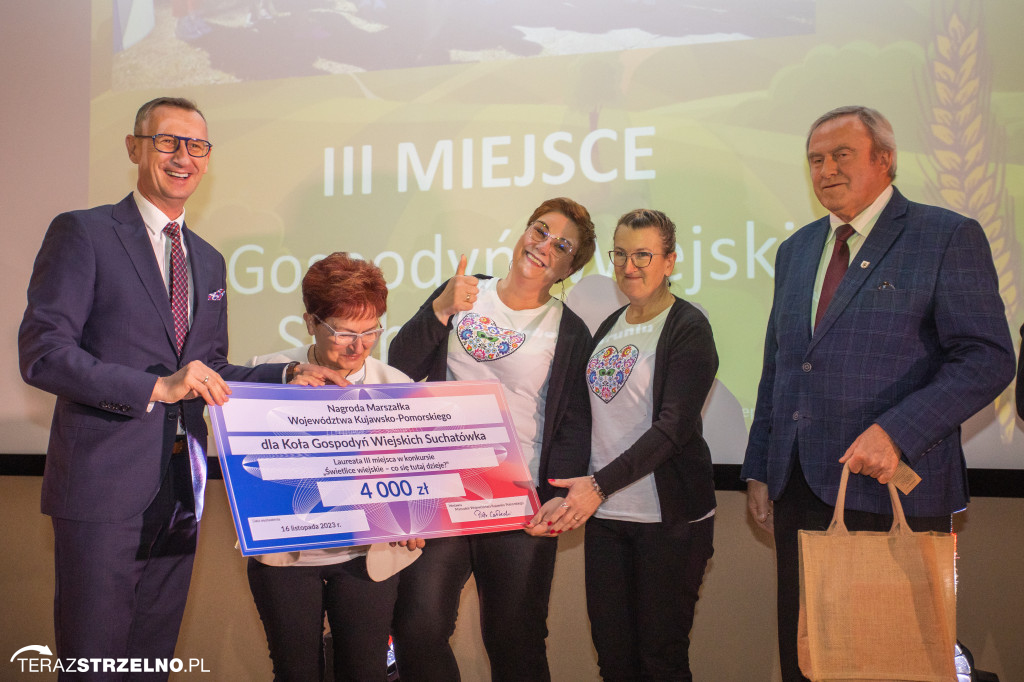 Sołectwo Młyniec z najładniejszych witaczem. Nagrodzone także KGW ze Strzelna