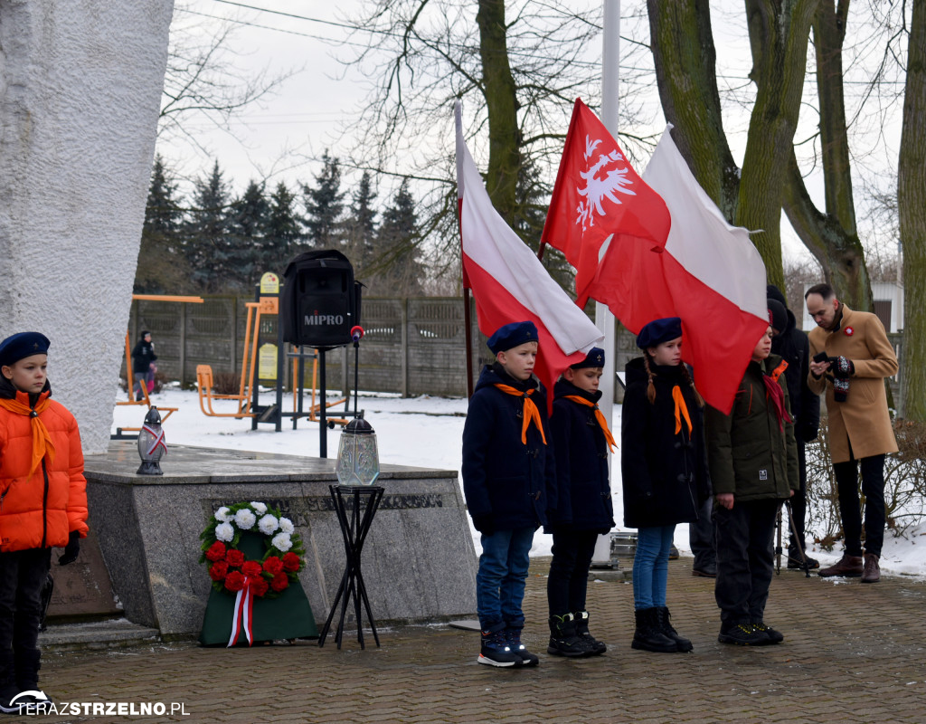 Uroczystości wyzwolenia Strzelna spod niemieckiej okupacji