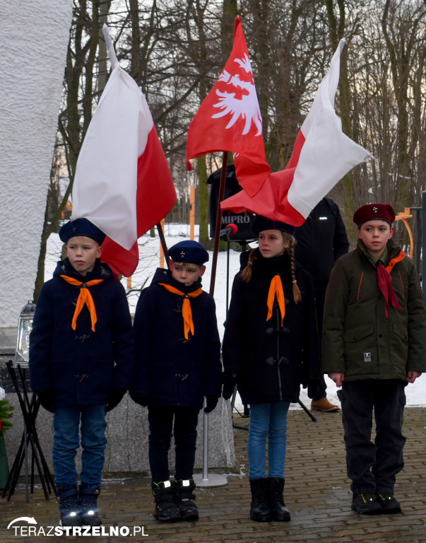 Uroczystości wyzwolenia Strzelna spod niemieckiej okupacji