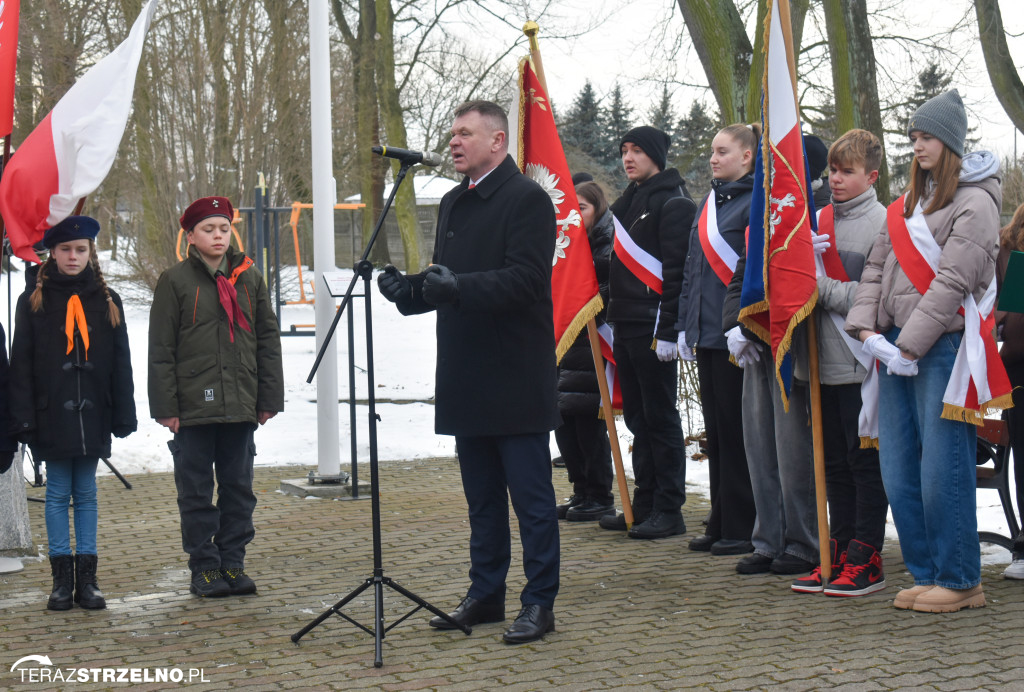 Uroczystości wyzwolenia Strzelna spod niemieckiej okupacji