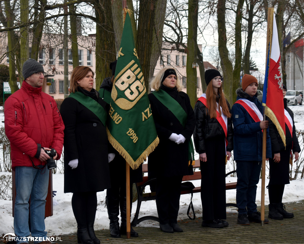 Uroczystości wyzwolenia Strzelna spod niemieckiej okupacji