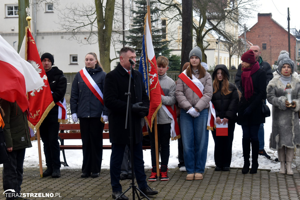 Uroczystości wyzwolenia Strzelna spod niemieckiej okupacji