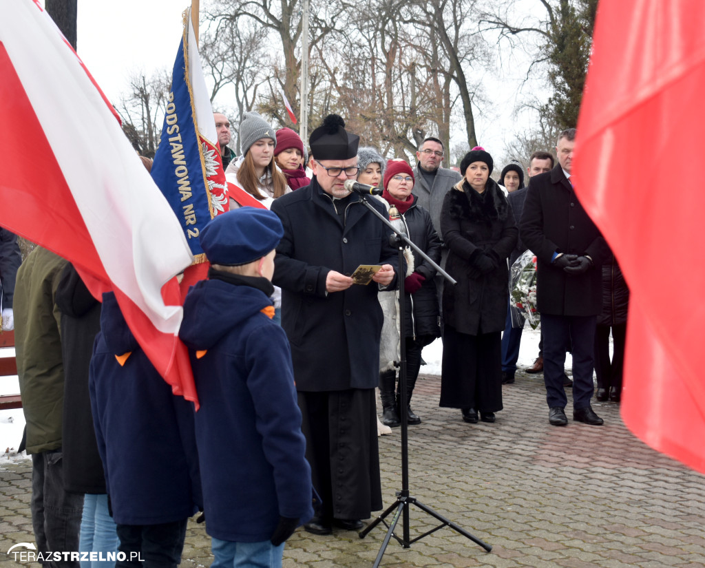 Uroczystości wyzwolenia Strzelna spod niemieckiej okupacji