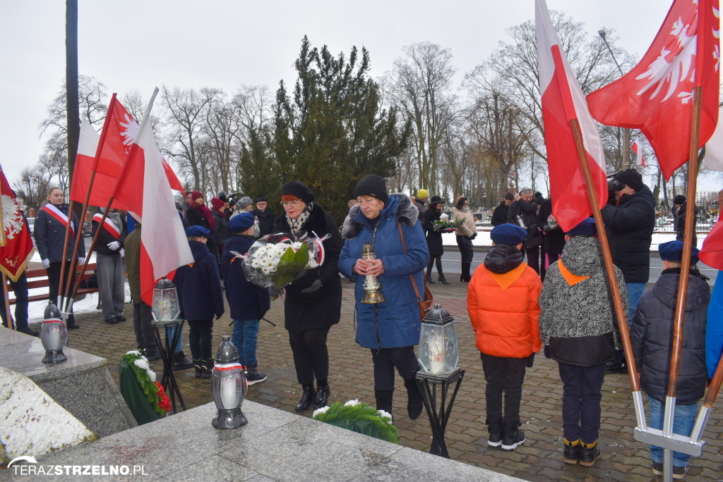 Uroczystości wyzwolenia Strzelna spod niemieckiej okupacji