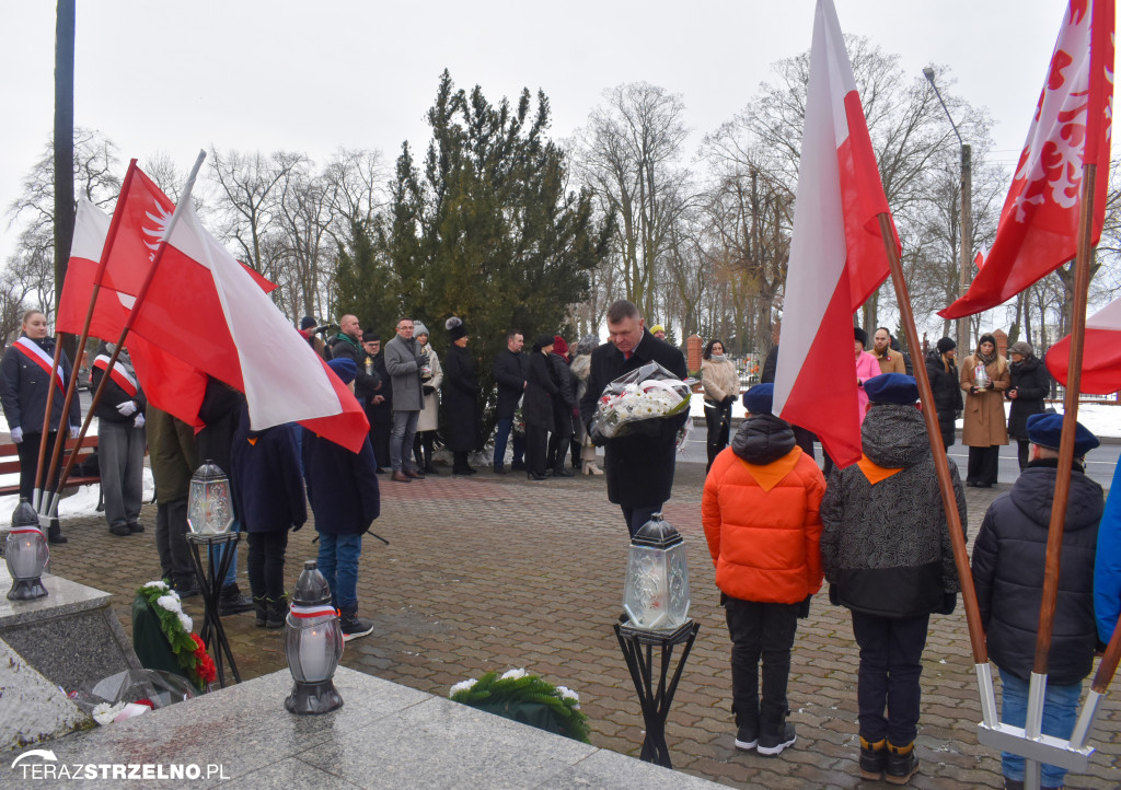 Uroczystości wyzwolenia Strzelna spod niemieckiej okupacji