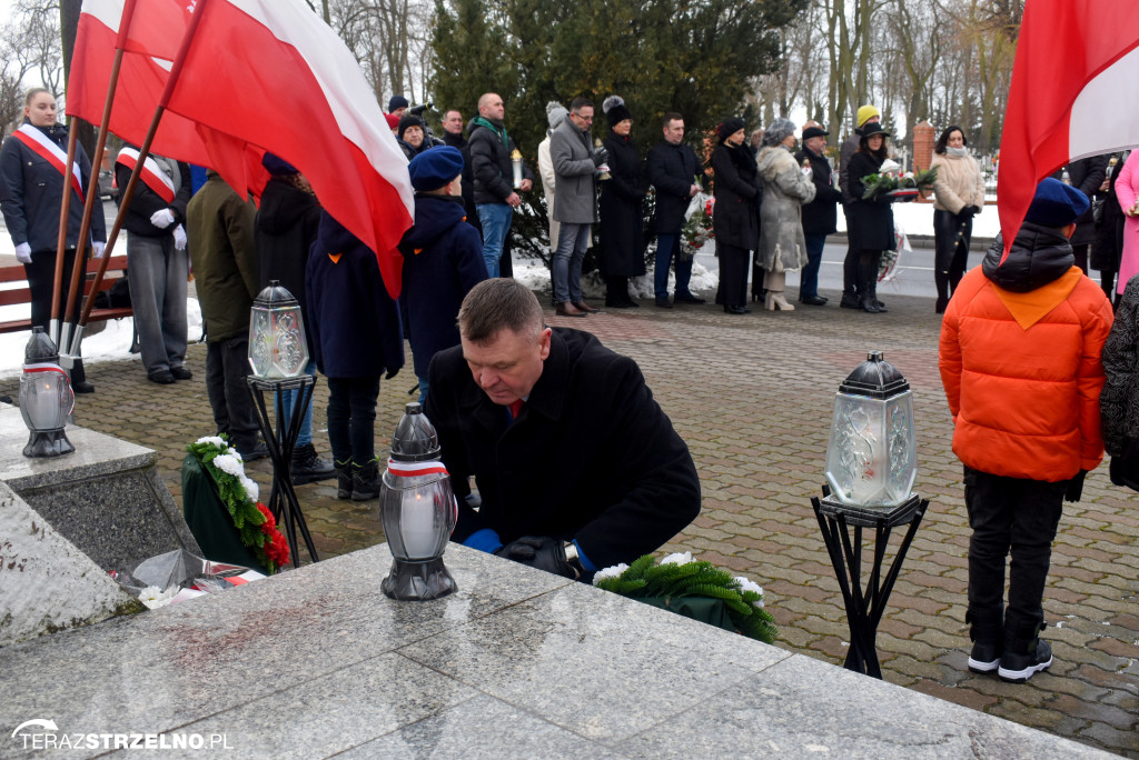 Uroczystości wyzwolenia Strzelna spod niemieckiej okupacji