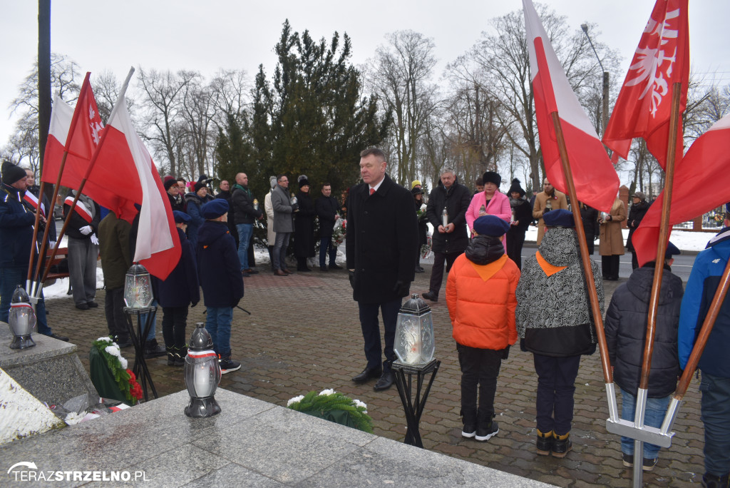 Uroczystości wyzwolenia Strzelna spod niemieckiej okupacji