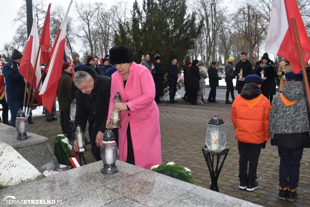 Uroczystości wyzwolenia Strzelna spod niemieckiej okupacji