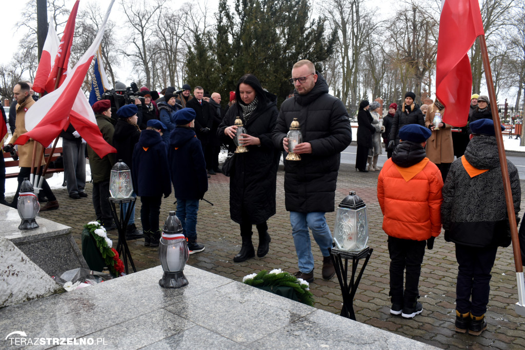 Uroczystości wyzwolenia Strzelna spod niemieckiej okupacji