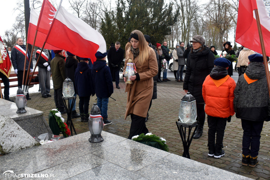 Uroczystości wyzwolenia Strzelna spod niemieckiej okupacji