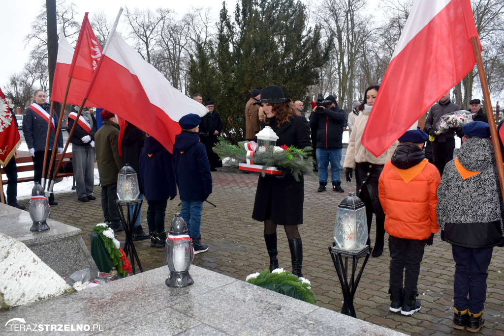 Uroczystości wyzwolenia Strzelna spod niemieckiej okupacji