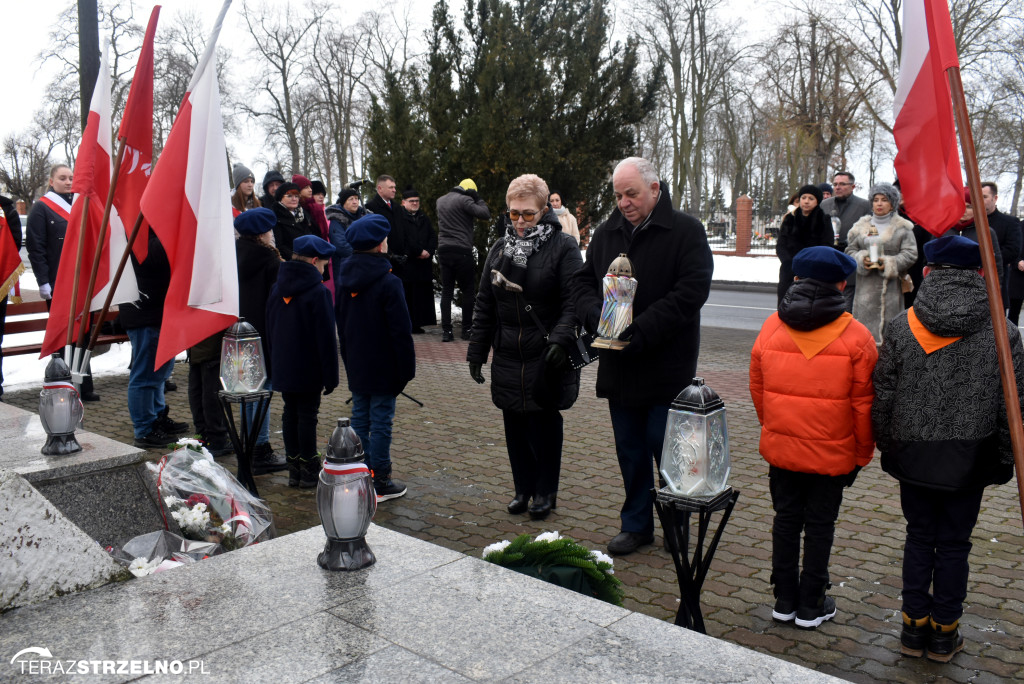 Uroczystości wyzwolenia Strzelna spod niemieckiej okupacji