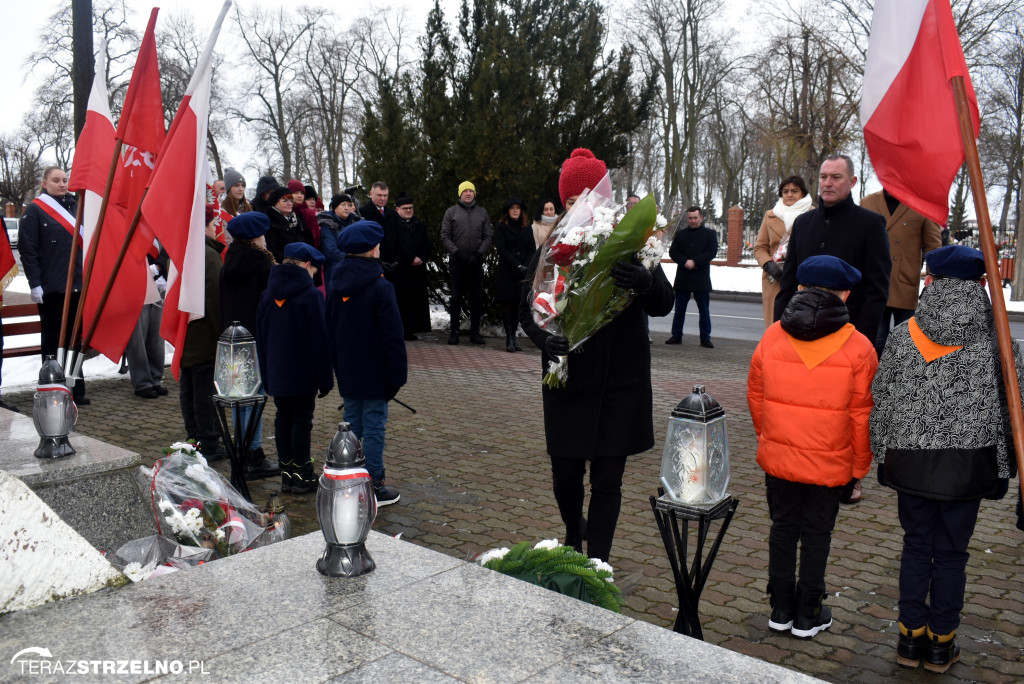 Uroczystości wyzwolenia Strzelna spod niemieckiej okupacji