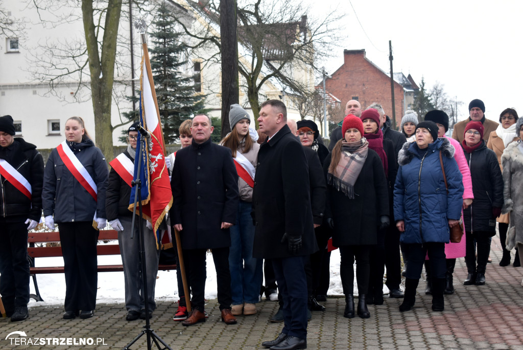 Uroczystości wyzwolenia Strzelna spod niemieckiej okupacji